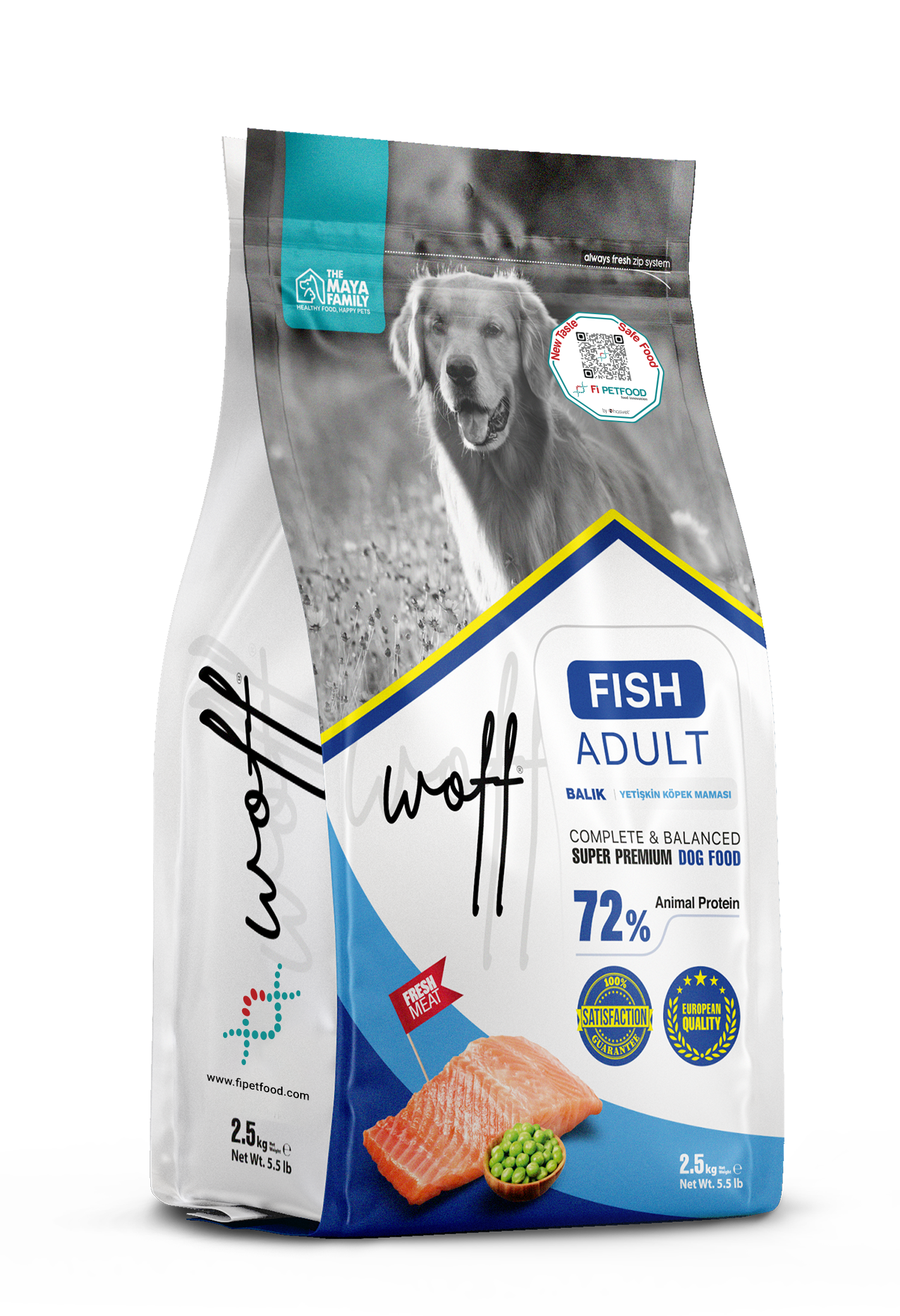 WOFF DOG FISH ADULT